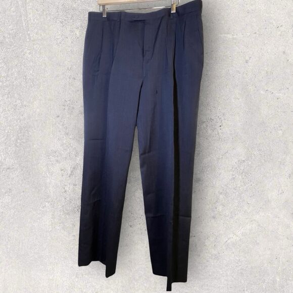 Vintage Christian Dior Blue Male 2 Piece Suit - Picture 8 of 15